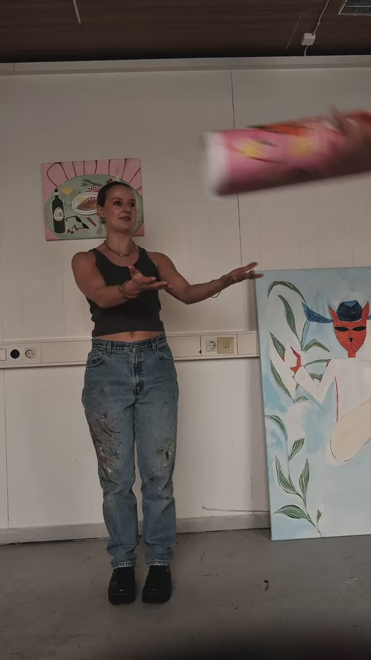 “Borðhald í bleiku”